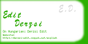 edit derzsi business card